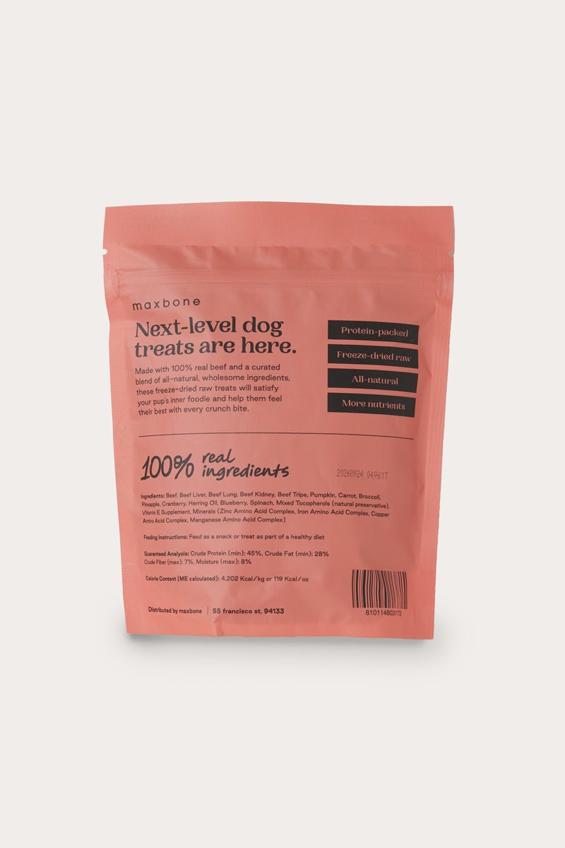 Harvest Beef Freeze Dried Treats - maxbone