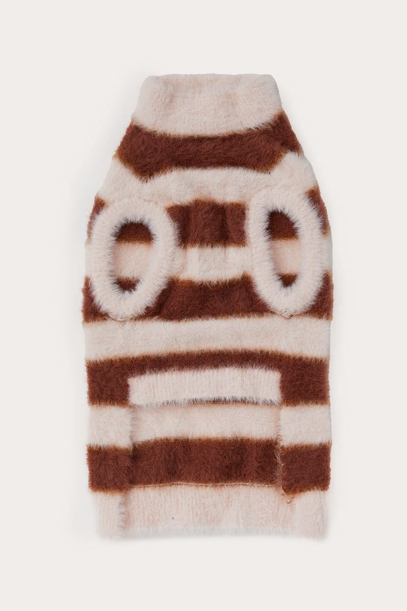 Striped Fuzzy Jumper - maxbone